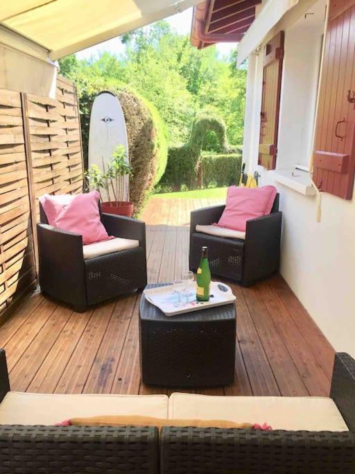 1Km Plage, Agreable Maison 6 Pers Classee 3* أُنْداي المظهر الخارجي الصورة